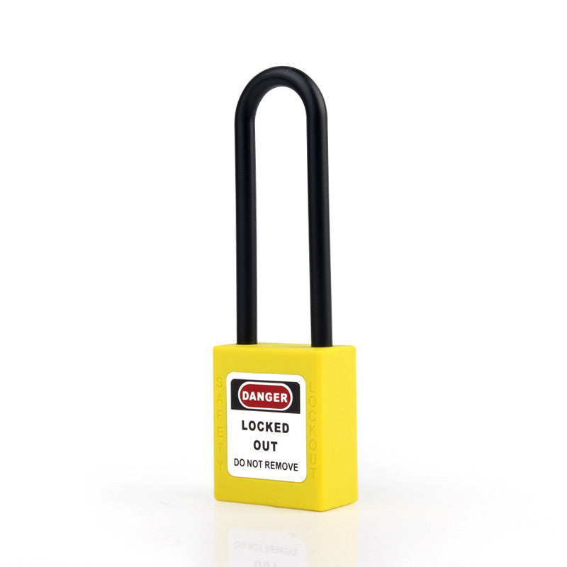 Bd-G31 76mm Nylon Shackle Safety Padlock - Pack of 3 Red Keyed Different. Keywords: Safety Padlock, Nylon Shackle, Red Padlock, Keyed Different, Lockout Tagout, Industrial Safety, Equipment Lockout. - Prolock Express