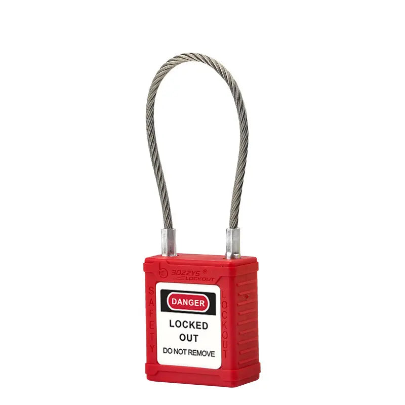 Pack of 5 BD-G41 Compact Cable Safety Padlock - Industrial Strength for Lockout-Tagout - Prolock Express