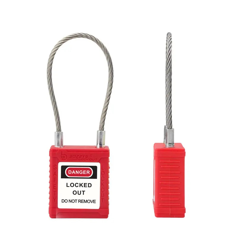 Pack of 5 BD-G41 Compact Cable Safety Padlock - Industrial Strength for Lockout-Tagout - Prolock Express