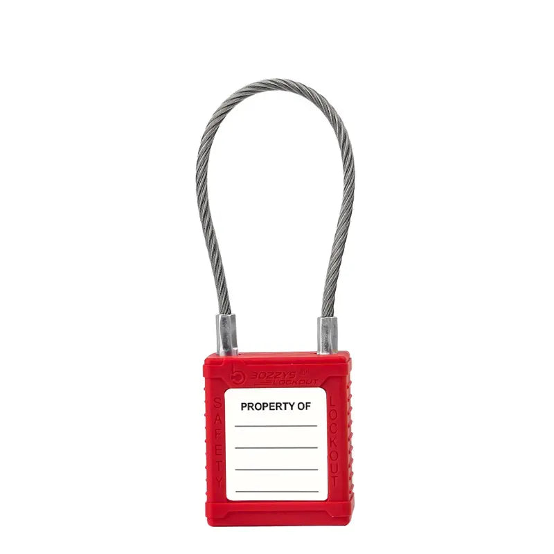 Pack of 5 BD-G41 Compact Cable Safety Padlock - Industrial Strength for Lockout-Tagout - Prolock Express