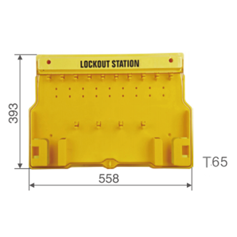 BD-B102 Lockout Station: Organization & Efficiency | Sturdy Engineering Plastic | 14 Hooks | Durable | Enhanced Visibility. Keywords: Lockout Station, Engineering Plastic, Safety Organizer, Industrial - Prolock Express